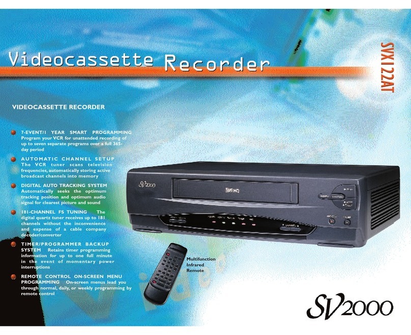 SV2000 SVX122AT Manuel utilisateur