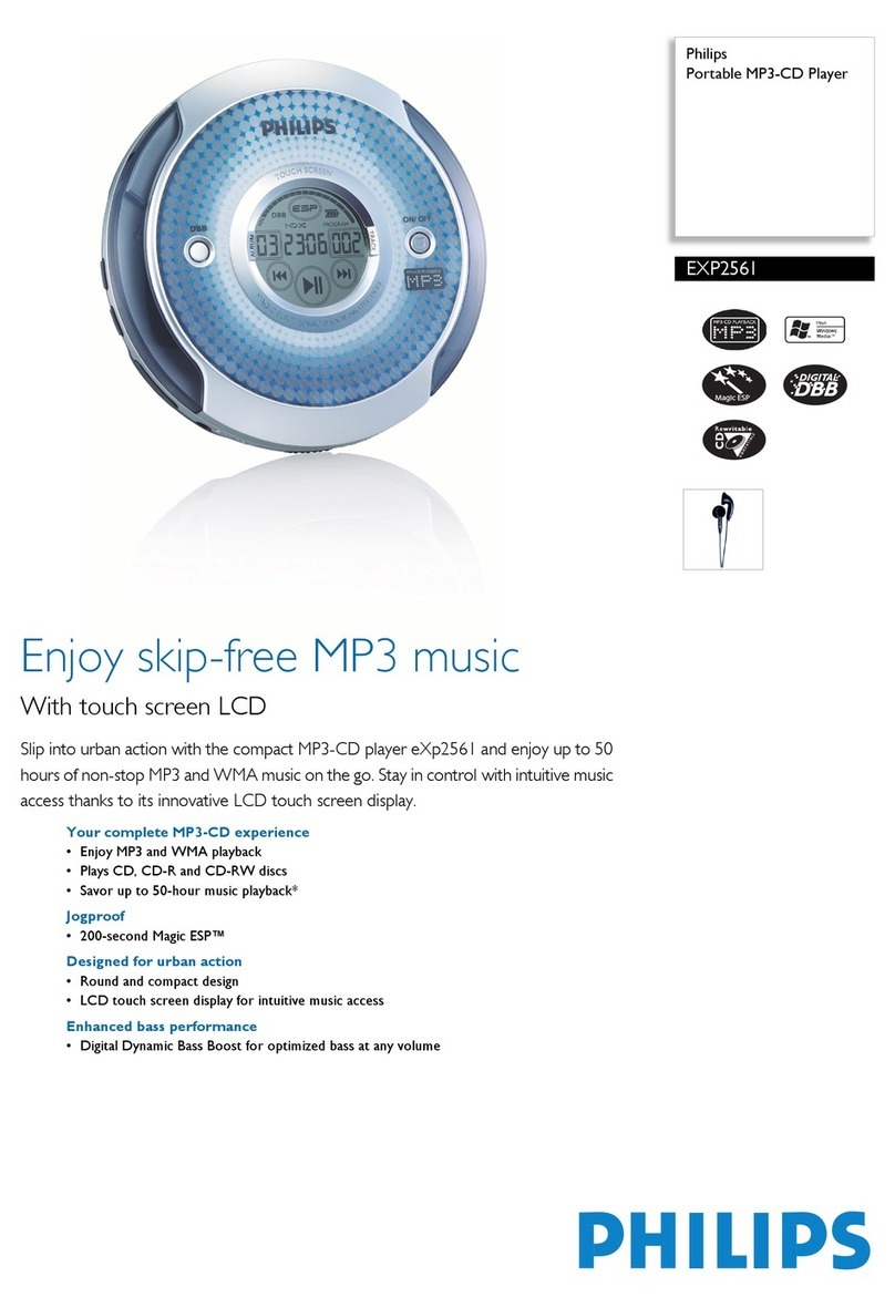 Philips EXP2561 Manuel utilisateur