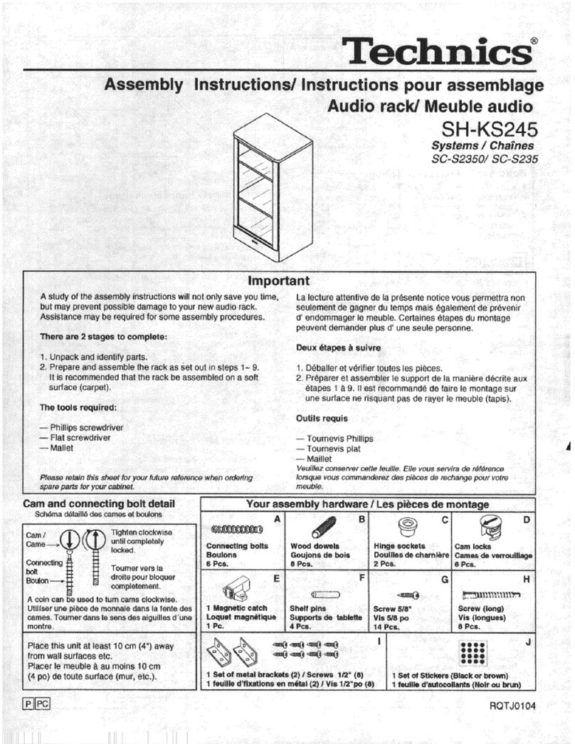 Technics SH-KS245 Manuel utilisateur