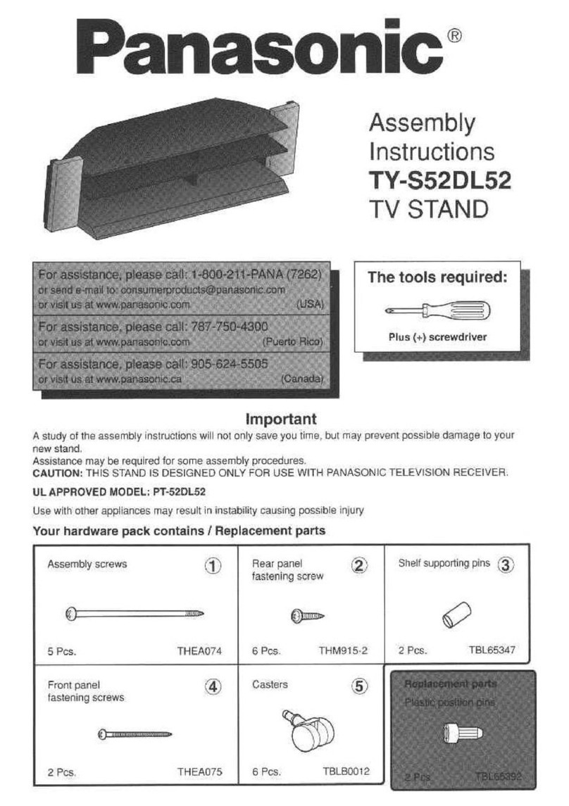 Panasonic TY-S52DL52 Manuel utilisateur