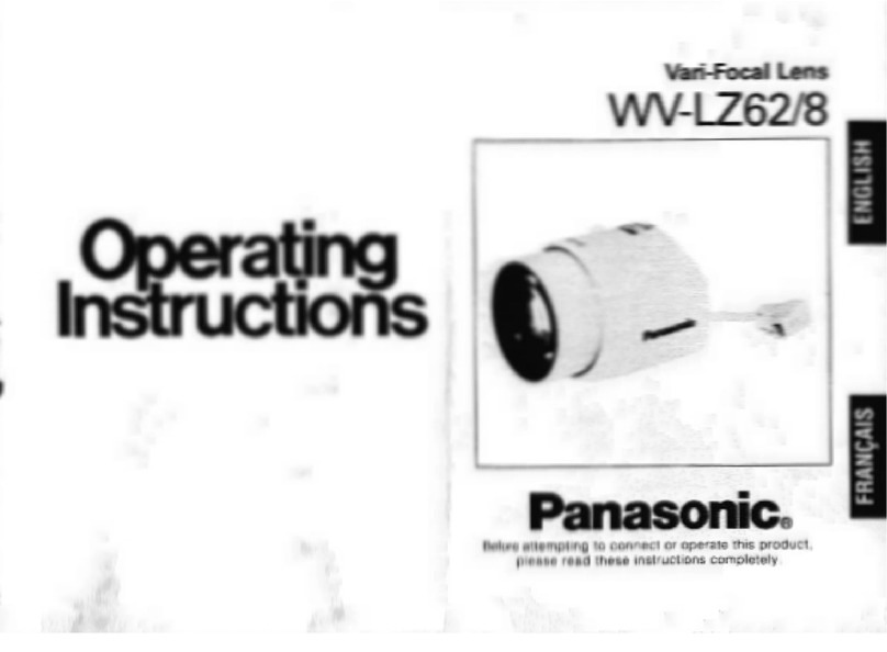 Panasonic WV-LZ62 Manuel utilisateur