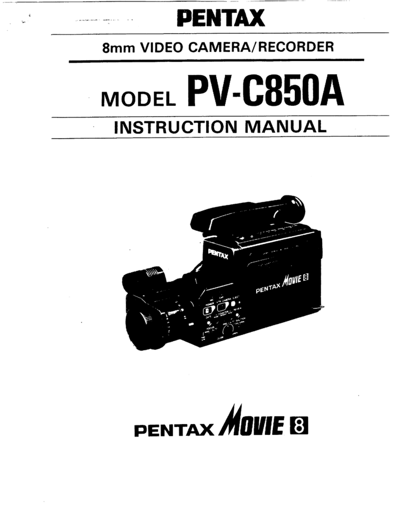 Pentax PV-C850A Manuel utilisateur