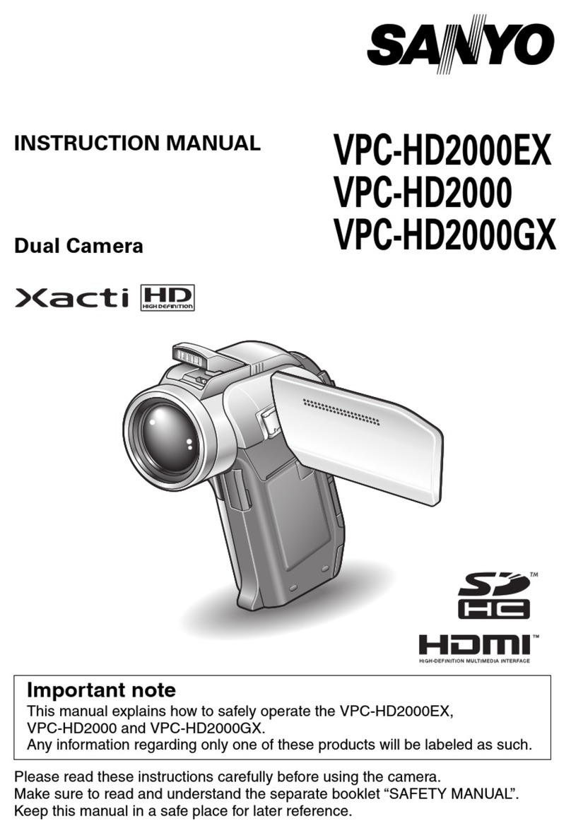Sanyo VPC-HD2000ABK Manuel utilisateur