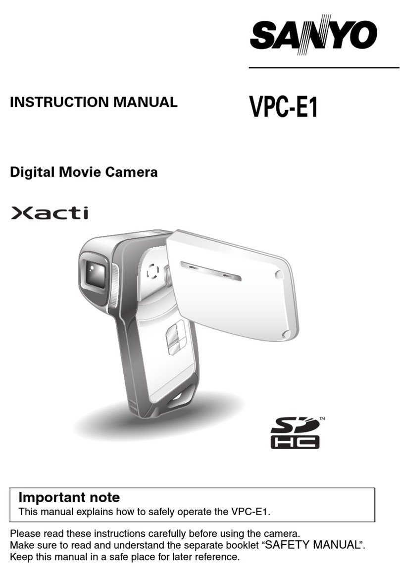 Sanyo VPC-E1 Manuel utilisateur