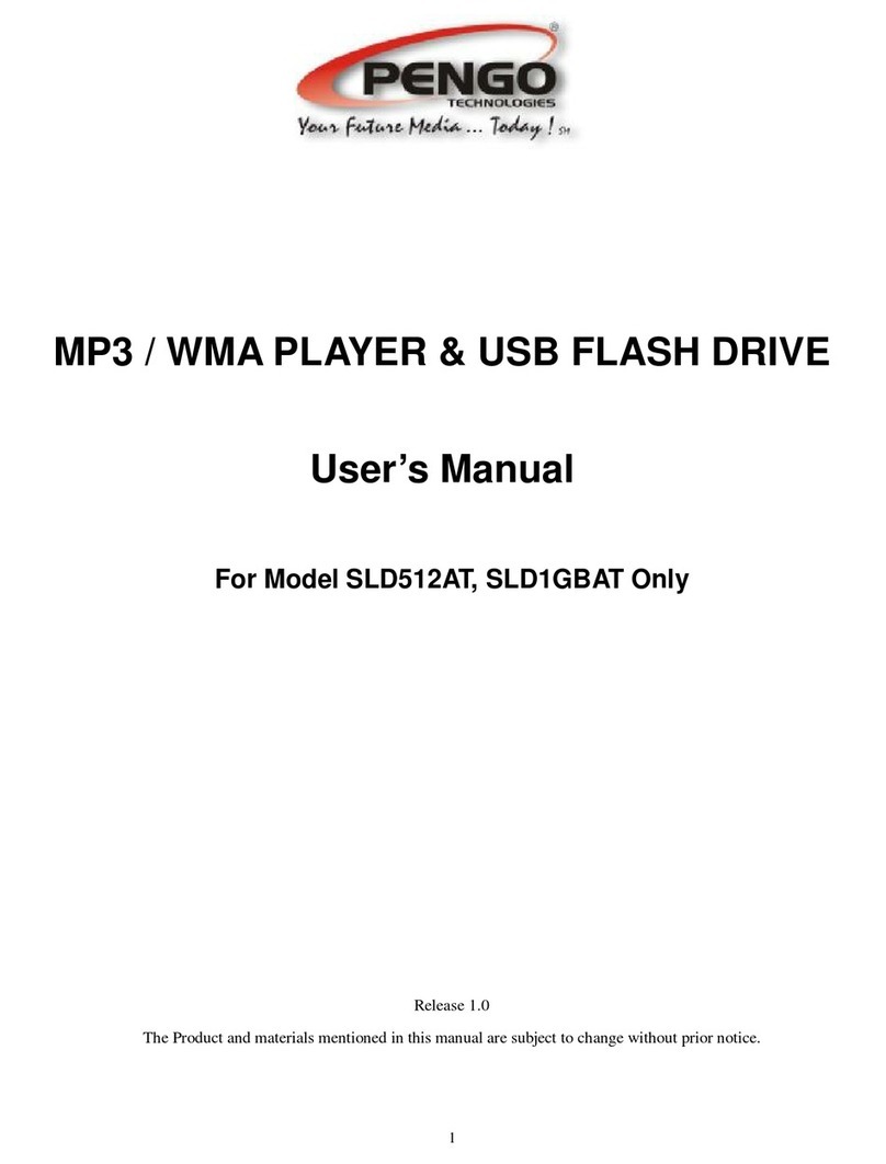Pengo SLD1GBAT Manuel utilisateur