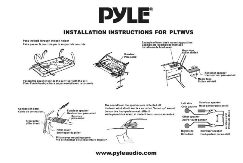 Pyle PLTWVS Manuel utilisateur