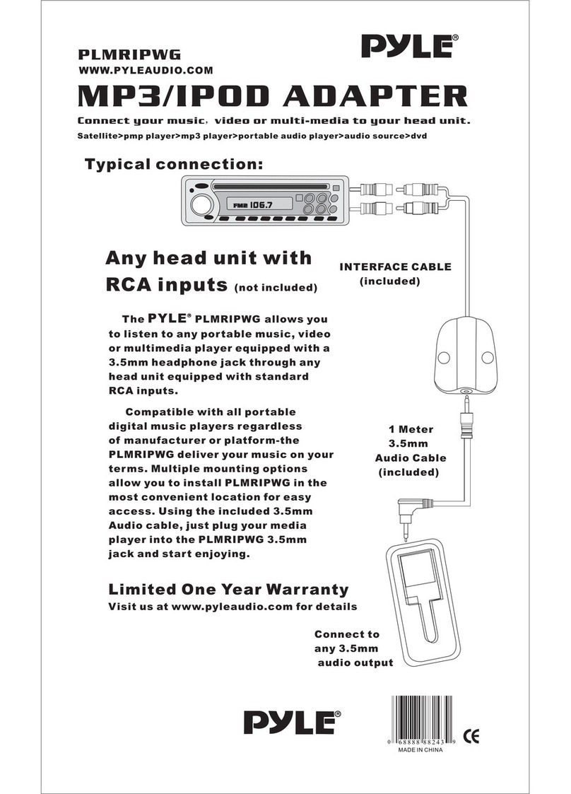 Pyle PLMRIPWG Manuel utilisateur
