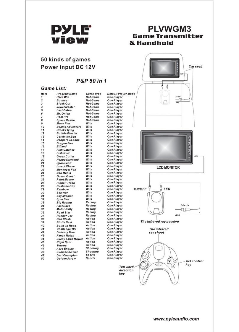 Pyle view PLVWGM3 Manuel