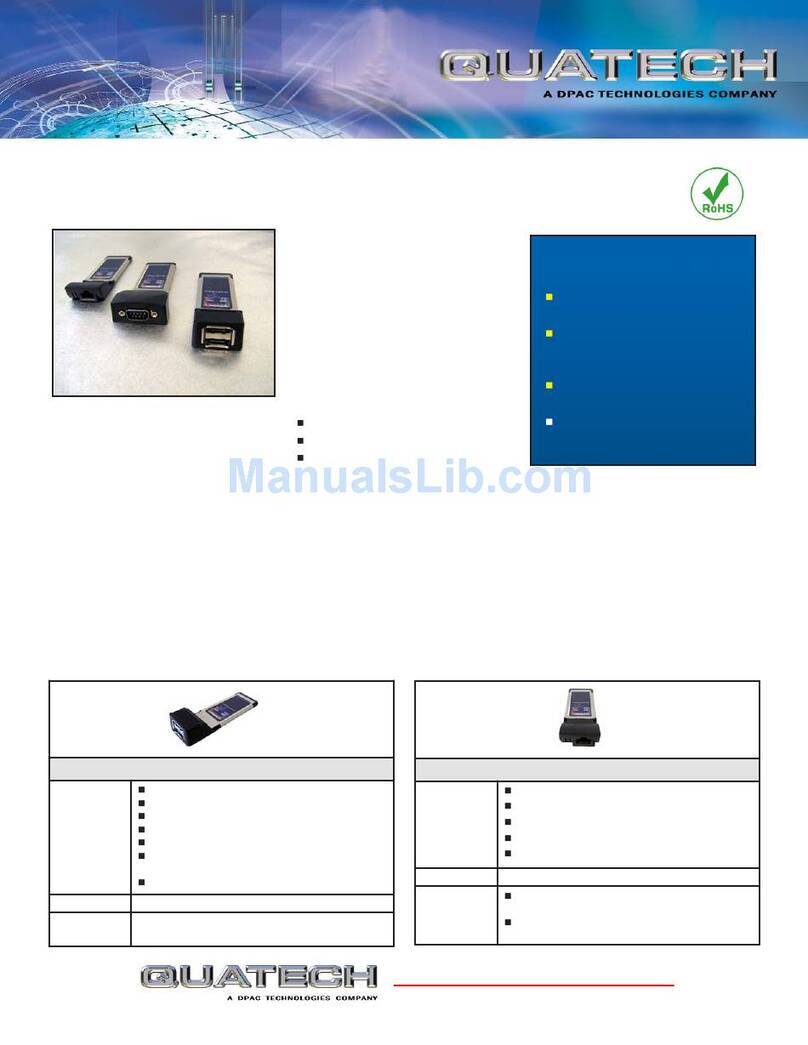 Quatech LANPX-1G Manuel utilisateur