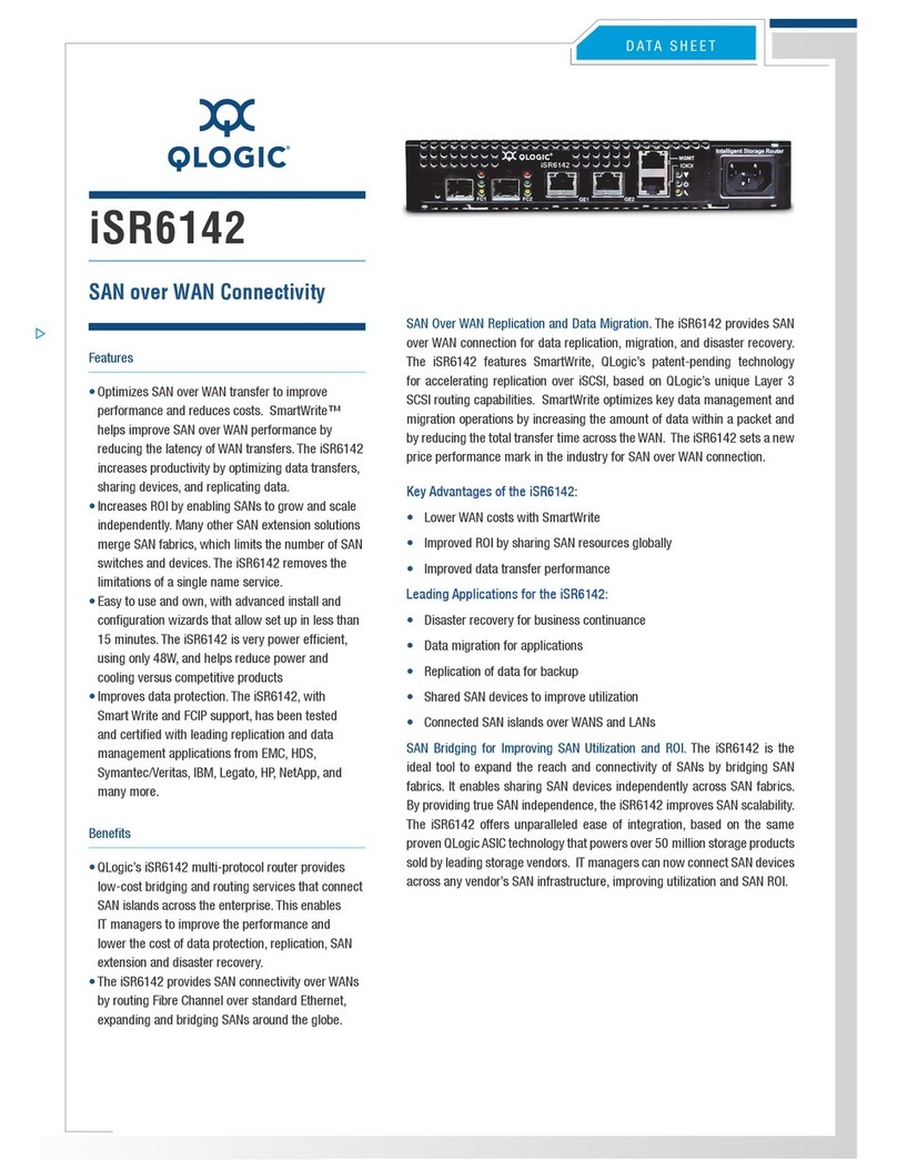 Qlogic iSR6142 Manuel utilisateur