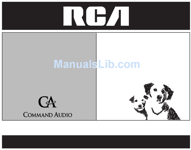 RCA CA1000 Manuel utilisateur
