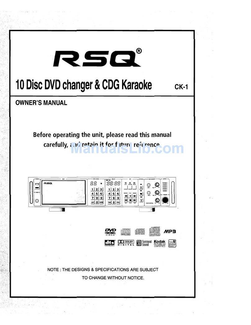 RSQ CK-1 Manuel utilisateur