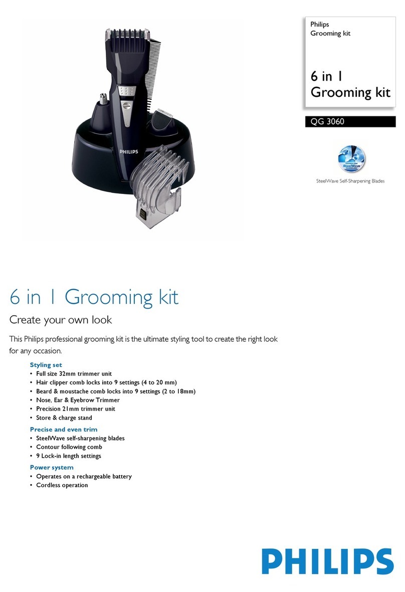 Philips QG 3060 Manuel utilisateur Philips QG 3060 Manuel utilisateur