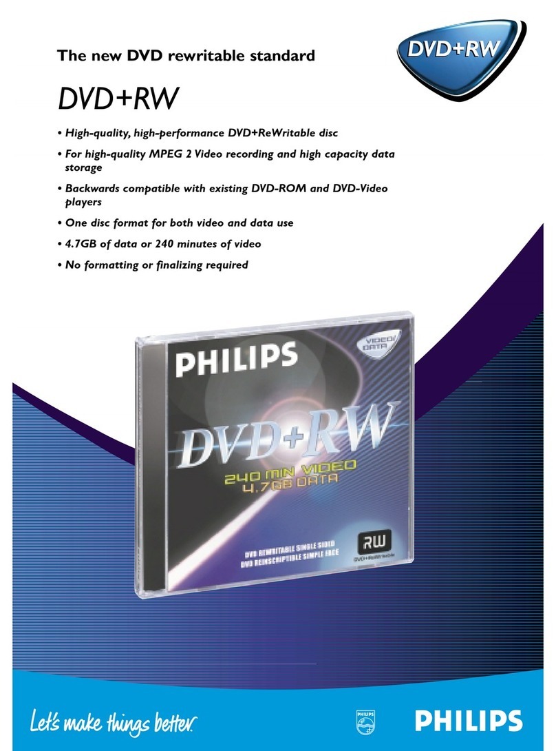 Philips DVDRW620 Manuel utilisateur