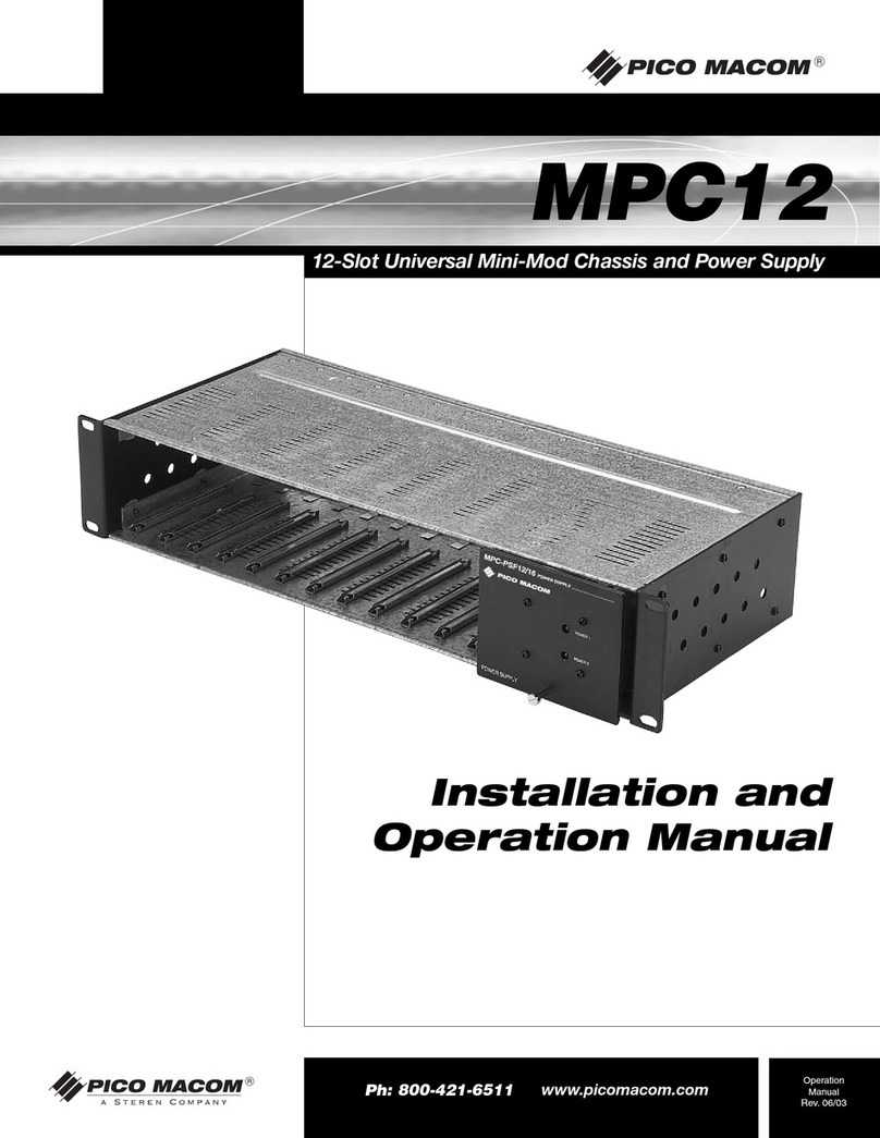 Pico Macom MPC12 Manuel utilisateur