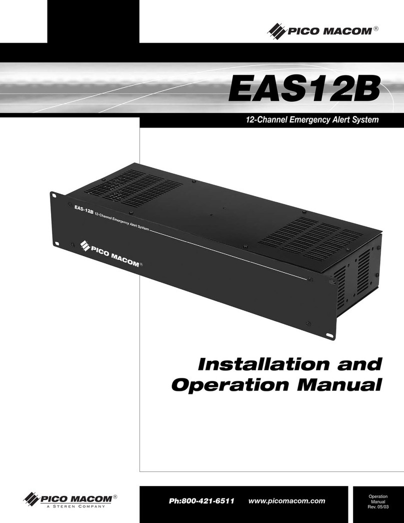Pico Macom EAS12B Manuel utilisateur