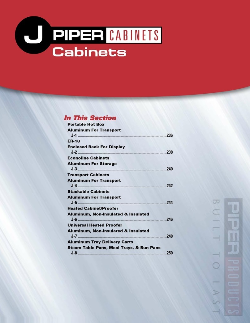 Piper Products 1012-U Manuel utilisateur