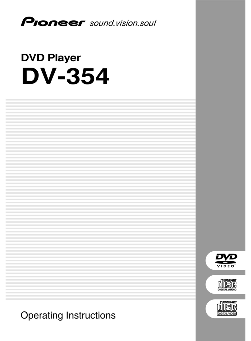 Pioneer DV-354 Manuel utilisateur