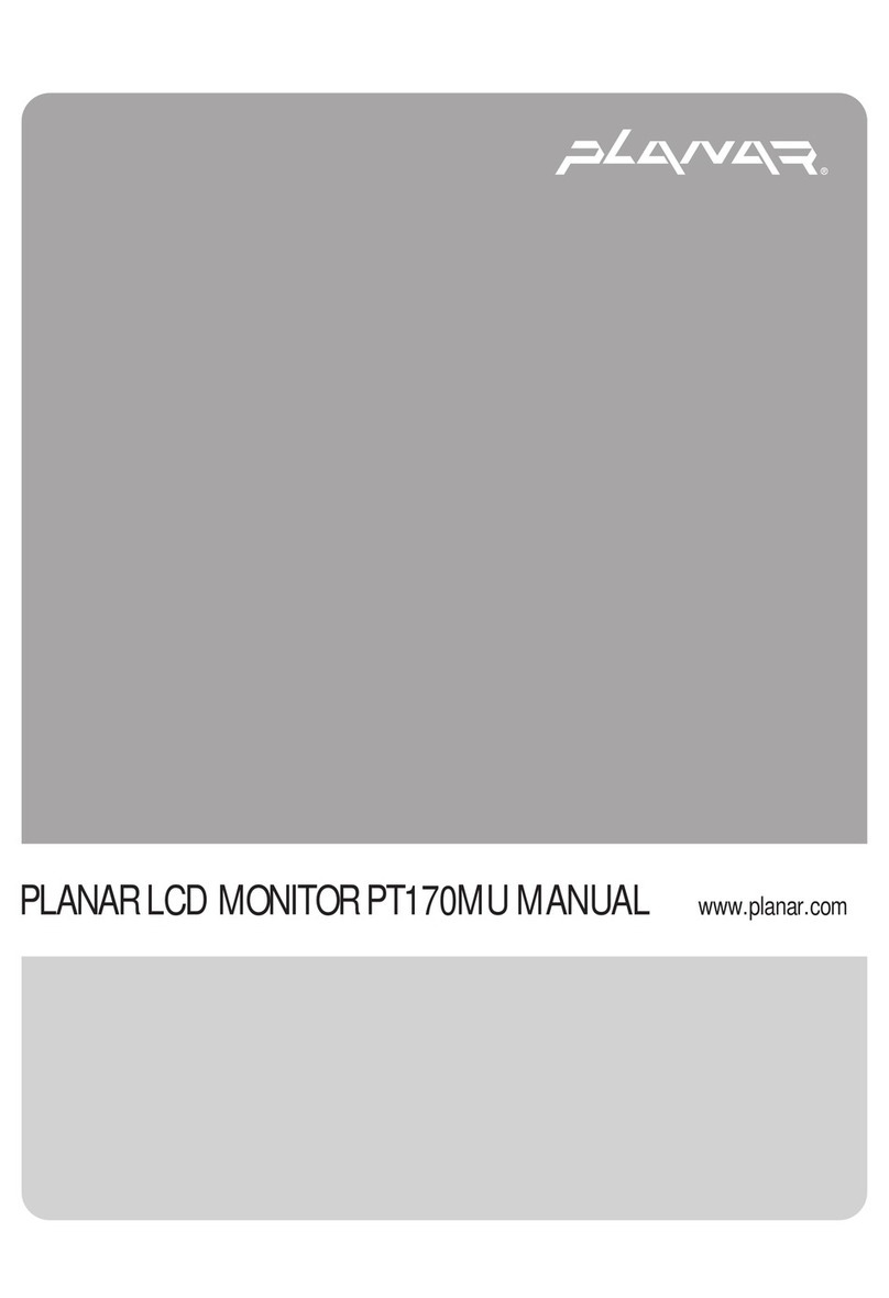 Planar PT170MU Manuel utilisateur
