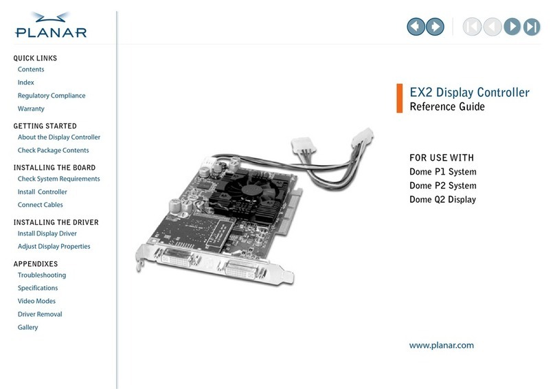 Planar P1 Manuel utilisateur