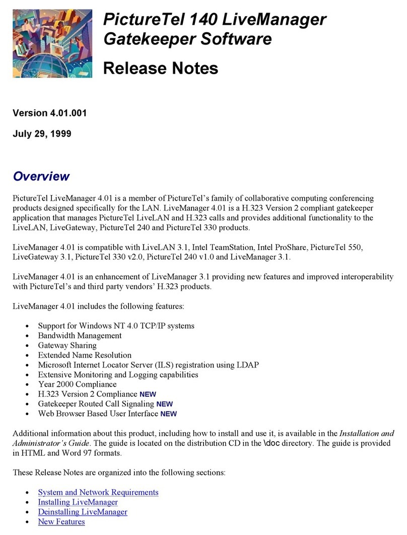 Polycom PictureTel 140 Mode d’emploi