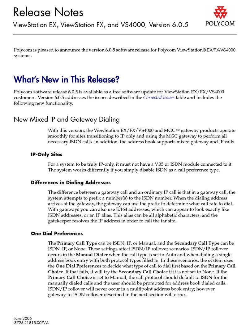 Polycom VIEWSTATION EX Mode d’emploi