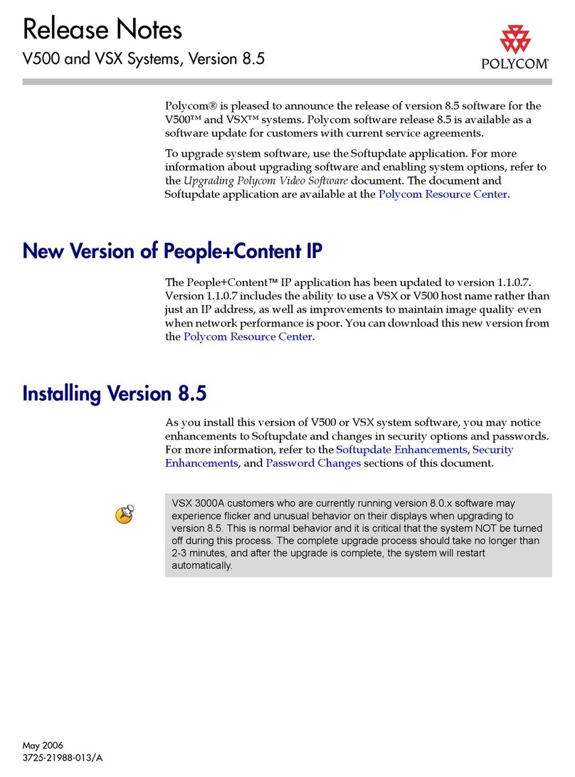 Polycom V500 Mode d’emploi