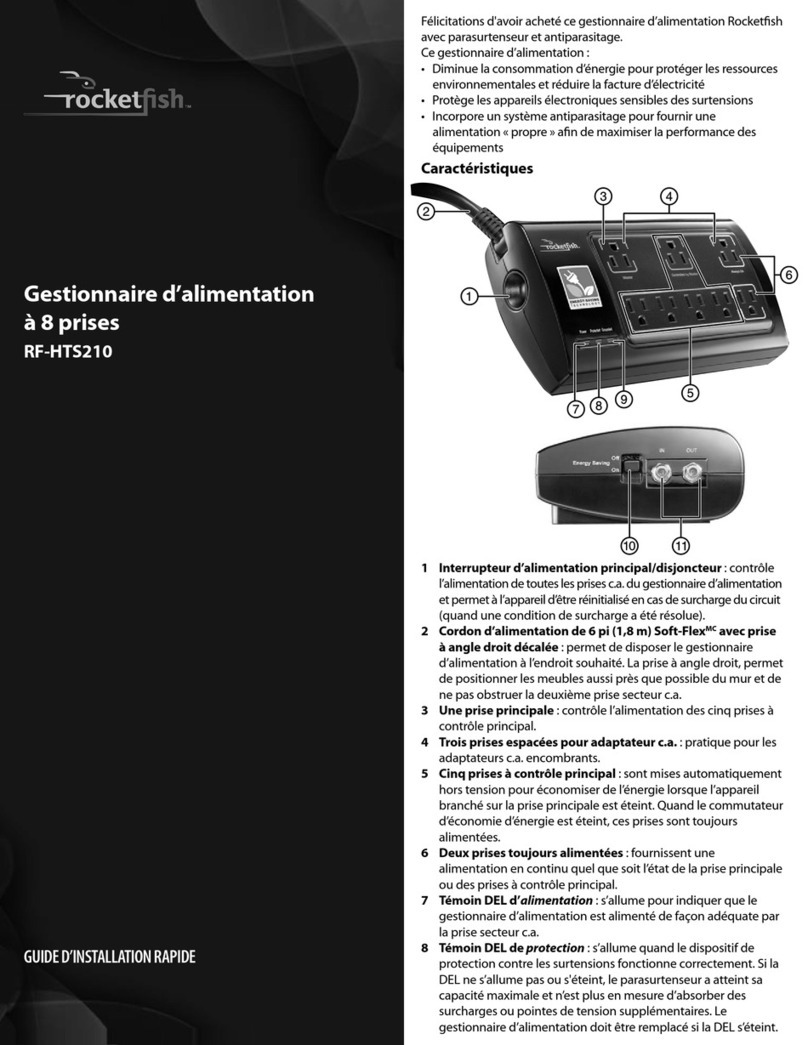 Rocket Fish RF-HTS210 Manuel d'installation et d'exploitation
