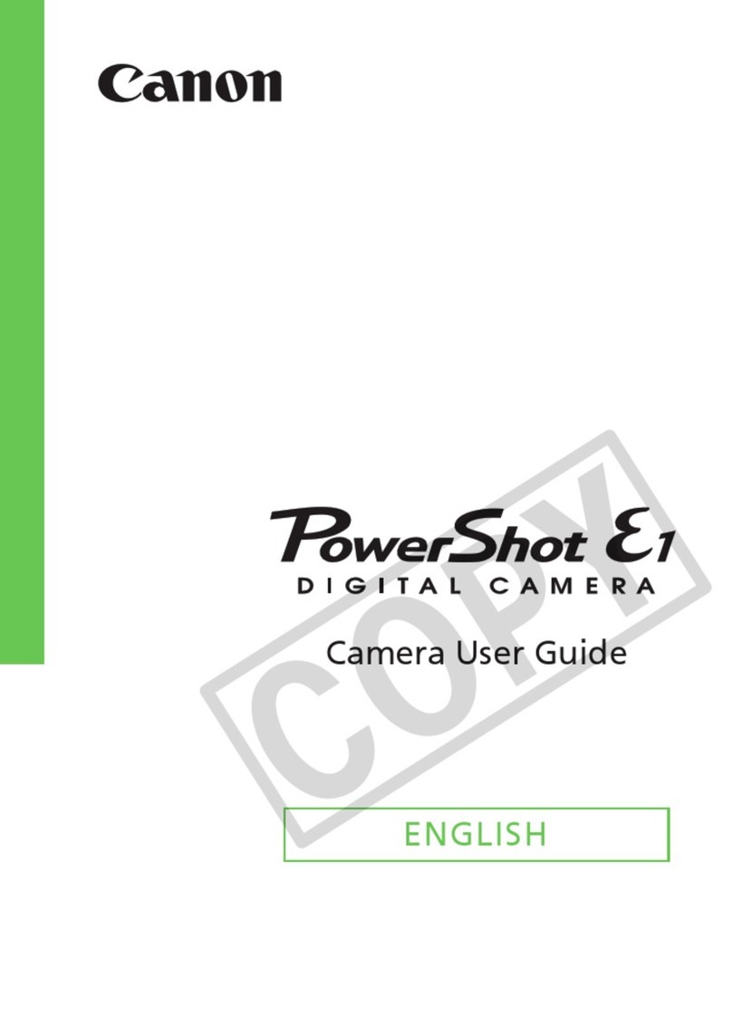 Canon 3211B001 - PowerShot E1 Digital Camera Manuel utilisateur