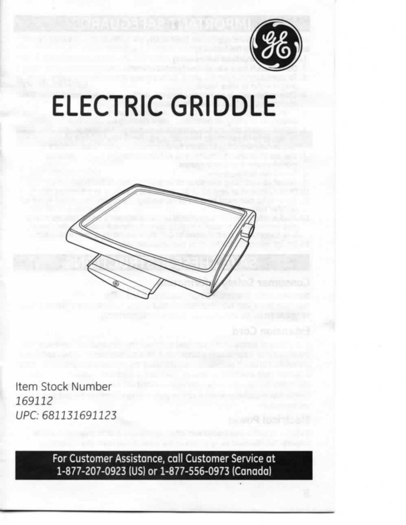 GE 169112 Manuel utilisateur