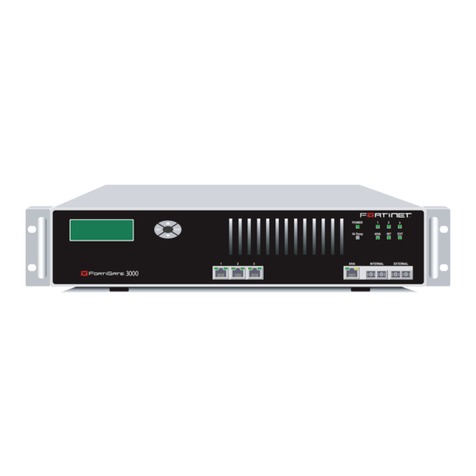 Fortinet FortiGate 3000 Manuel utilisateur