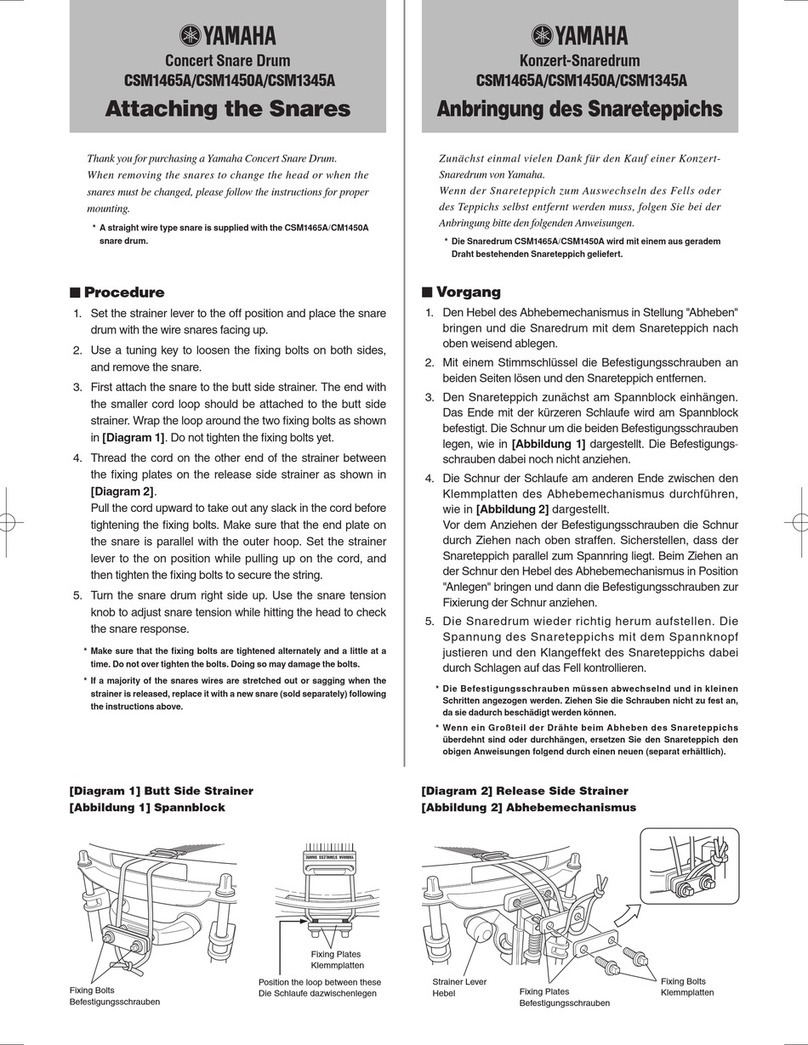 Yamaha CSM-1345A Manuel utilisateur