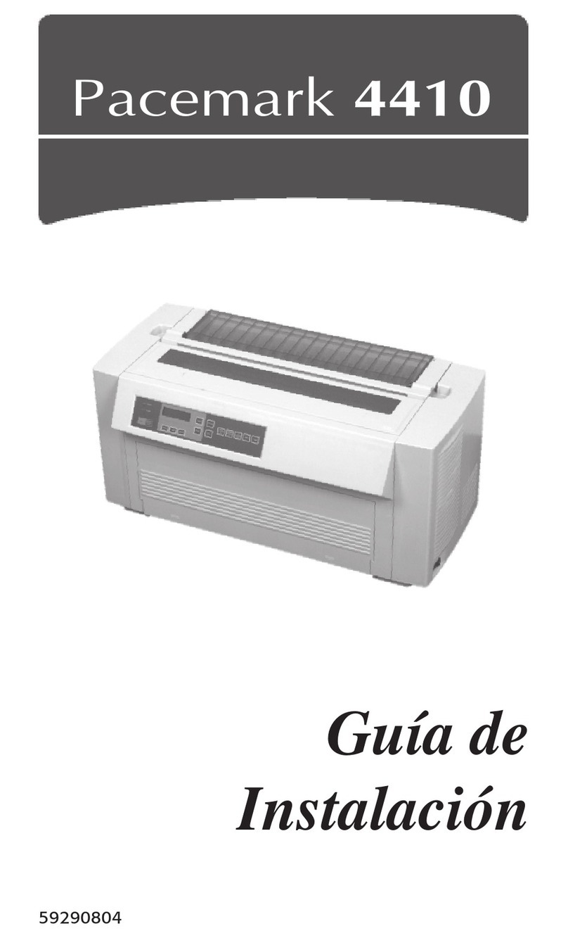 Oki Pacemark PM4410 Manuel de la liste des pièces