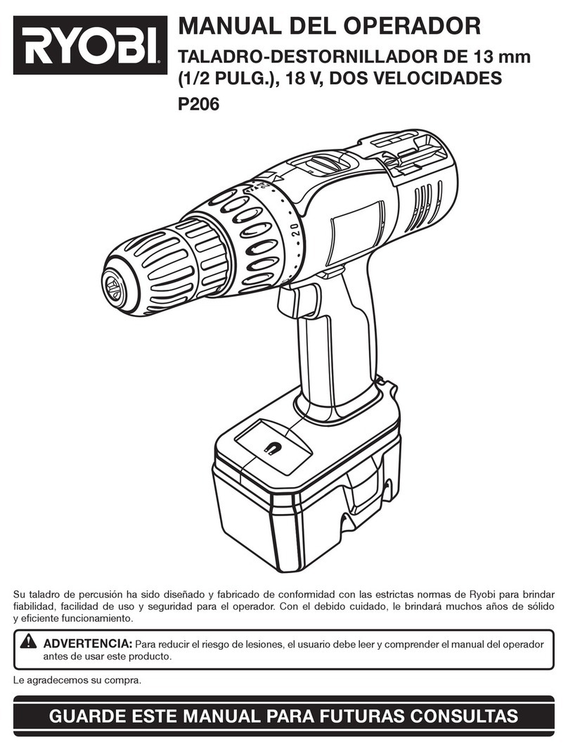 Ryobi P824 Guide de l'utilisateur