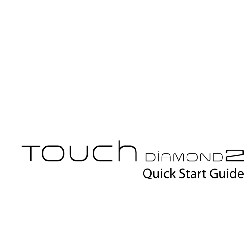 HTC Touch Diamond2 Manuel utilisateur HTC Touch Diamond2 Manuel utilisateur