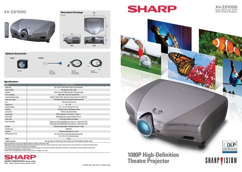 Sharp XV-Z21000 Manuel utilisateur