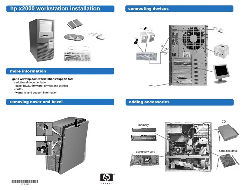 HP Workstation x2000 Manuel utilisateur