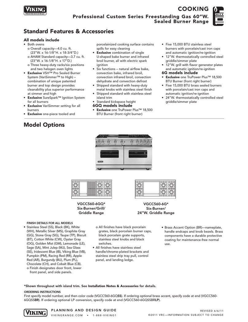 Viking VGCC560 Mode d’emploi