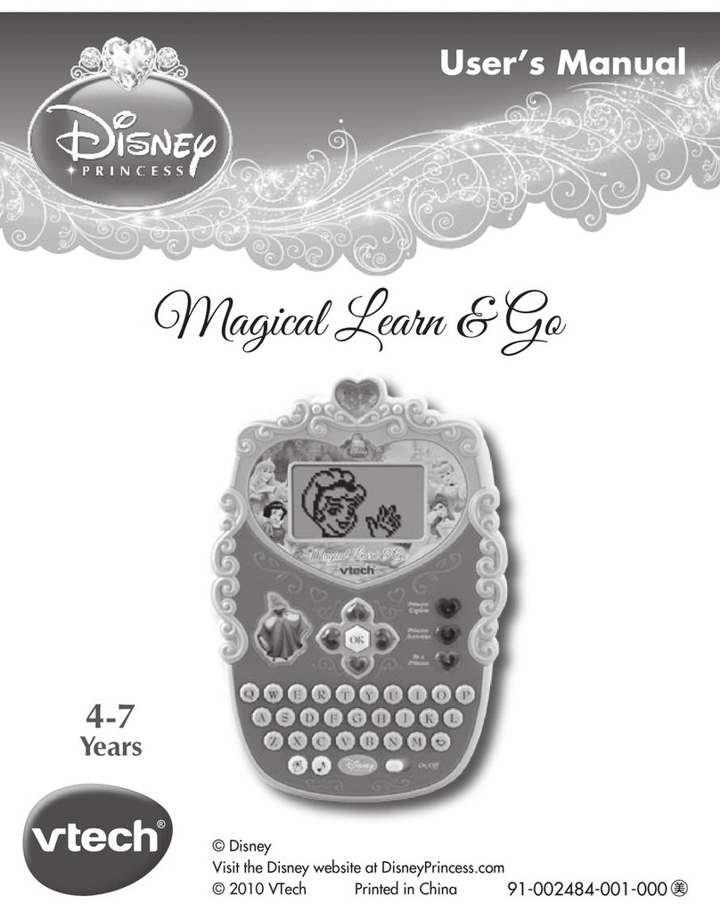 V-tech Princess Magical Learn & Go Manuel utilisateur
