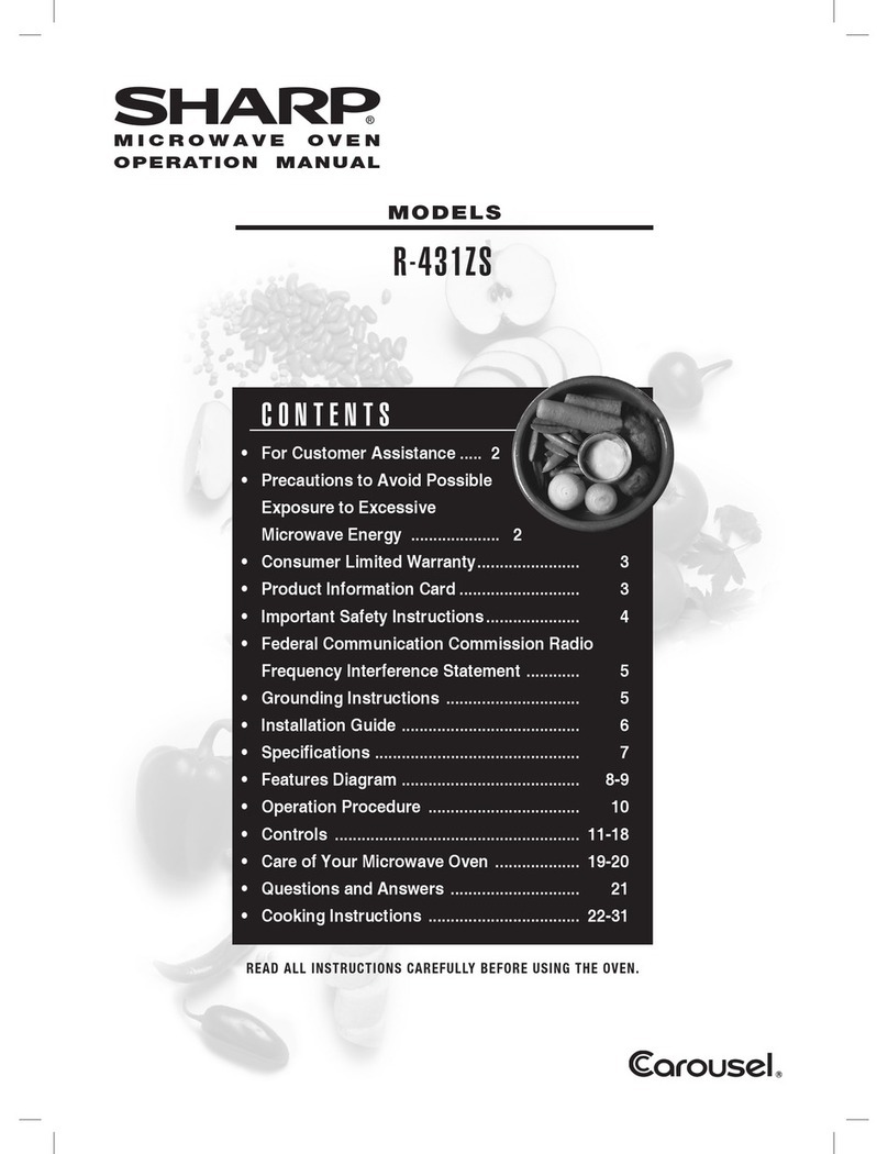 Sharp Carousel R-431ZS Manuel utilisateur