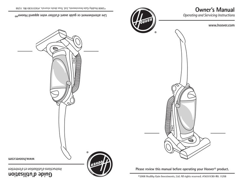Hoover UH40155 Manuel utilisateur