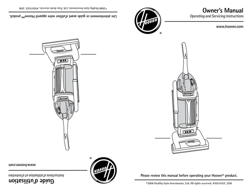 Hoover UH40265 Manuel utilisateur