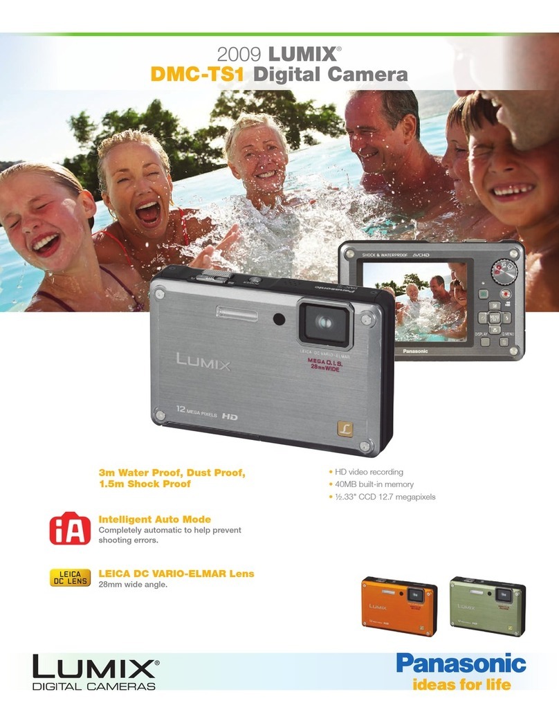 Panasonic Lumix DMC-TS1 Manuel utilisateur Panasonic Lumix DMC-TS1 Manuel utilisateur