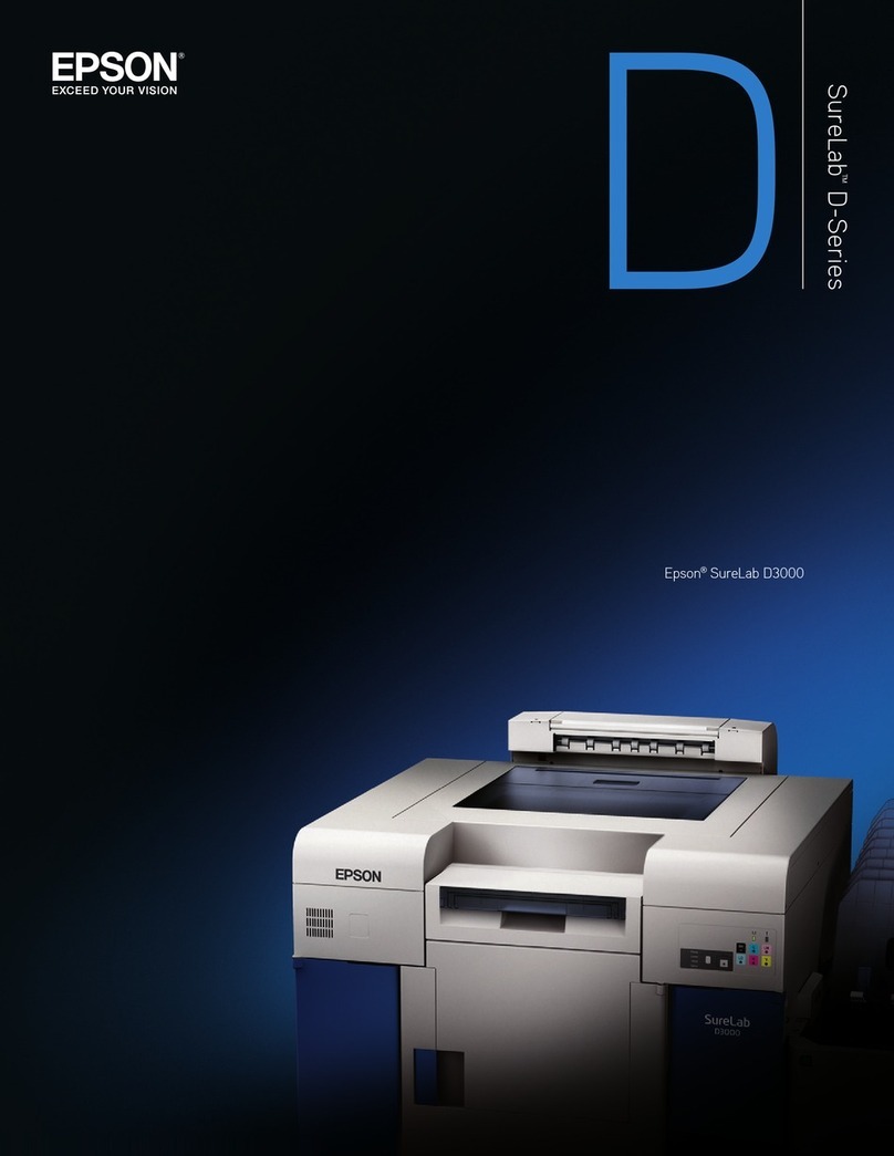 Epson SureLab D3000 - Double Roll Manuel utilisateur