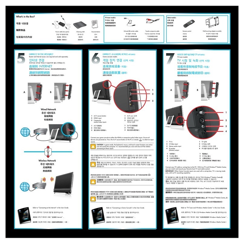 HP TouchSmart 600-1200 - Desktop PC Fiche technique
