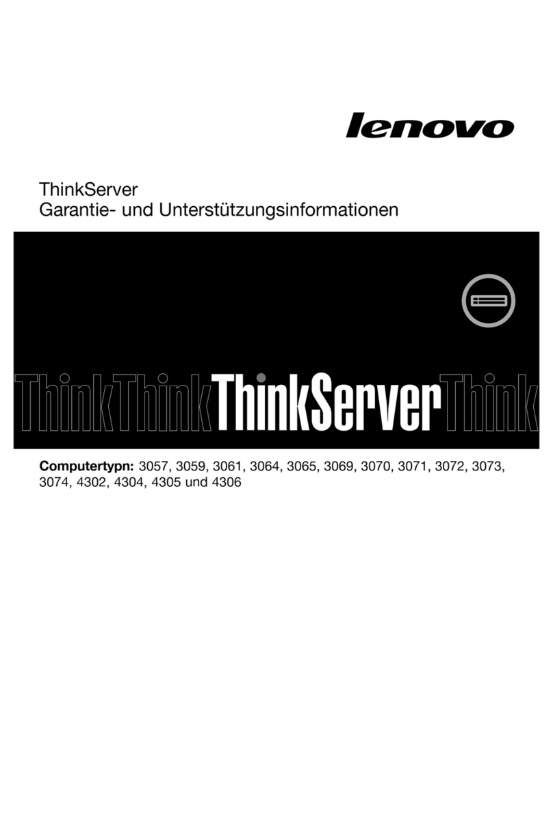 Lenovo ThinkServer RD330 Feuille d'instructions