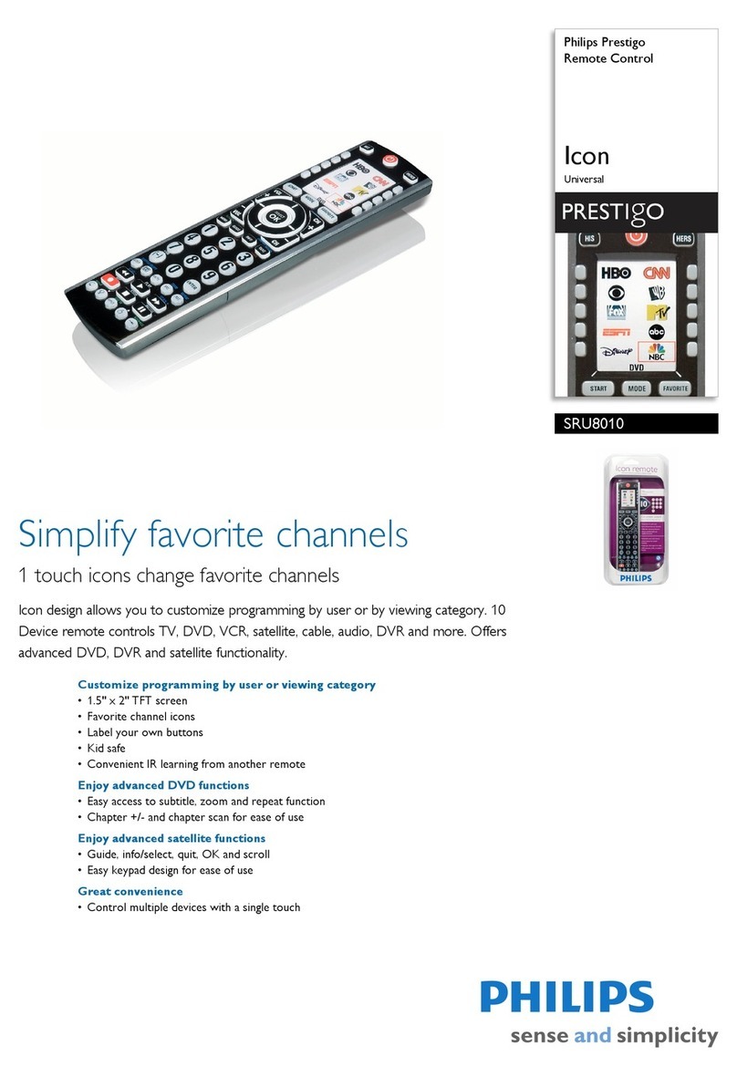 Philips SRU8010 Manuel utilisateur Philips SRU8010 Manuel utilisateur