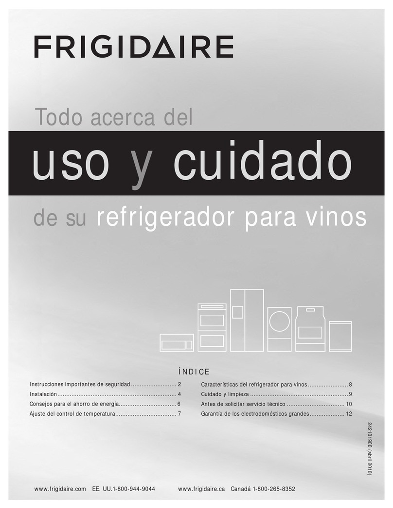 Frigidaire FFWC38F6LS Manuel utilisateur