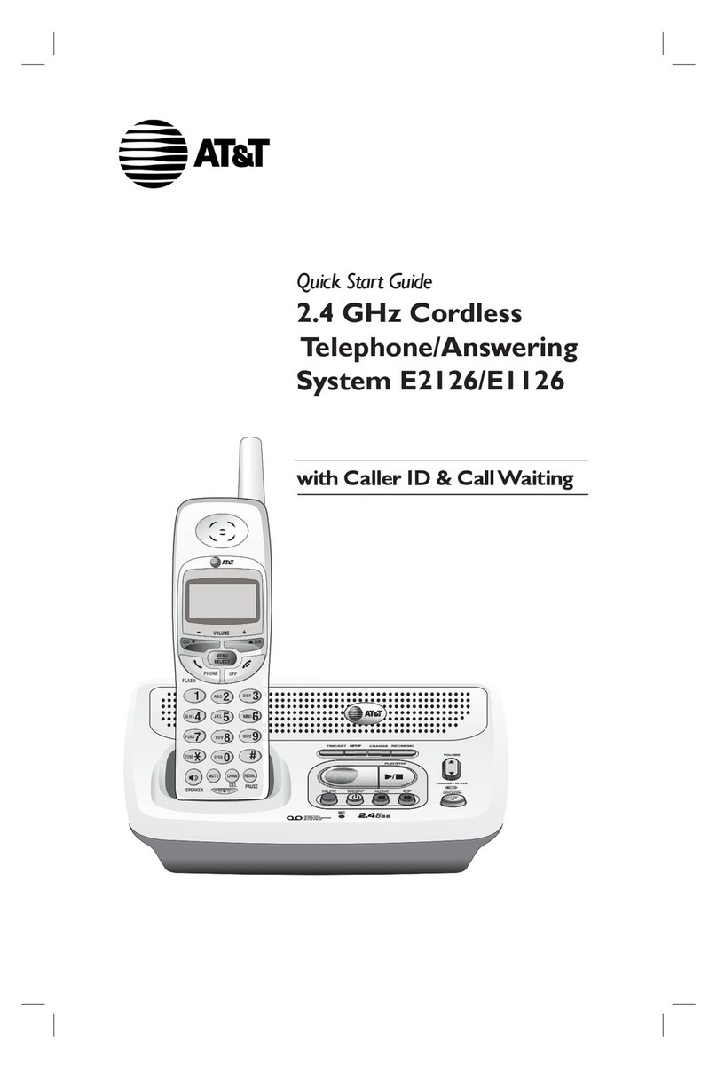 AT&T E1126 Manuel utilisateur AT&T E1126 Manuel utilisateur