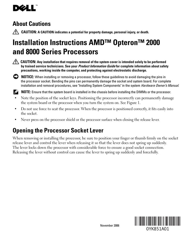 Dell PowerEdge 6950 Manuel utilisateur Dell PowerEdge 6950 Manuel utilisateur